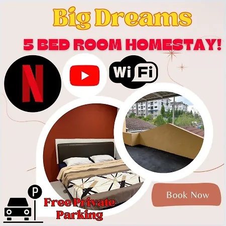 Big Dreams Double Story House Villa Tanah Rata Bagian luar foto